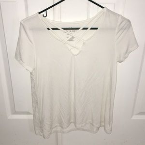 American eagle lace up shirt